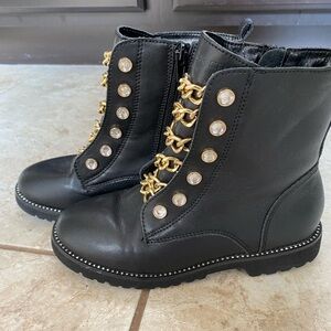 Girls Kurt Geiger Boots - Black - Size 1